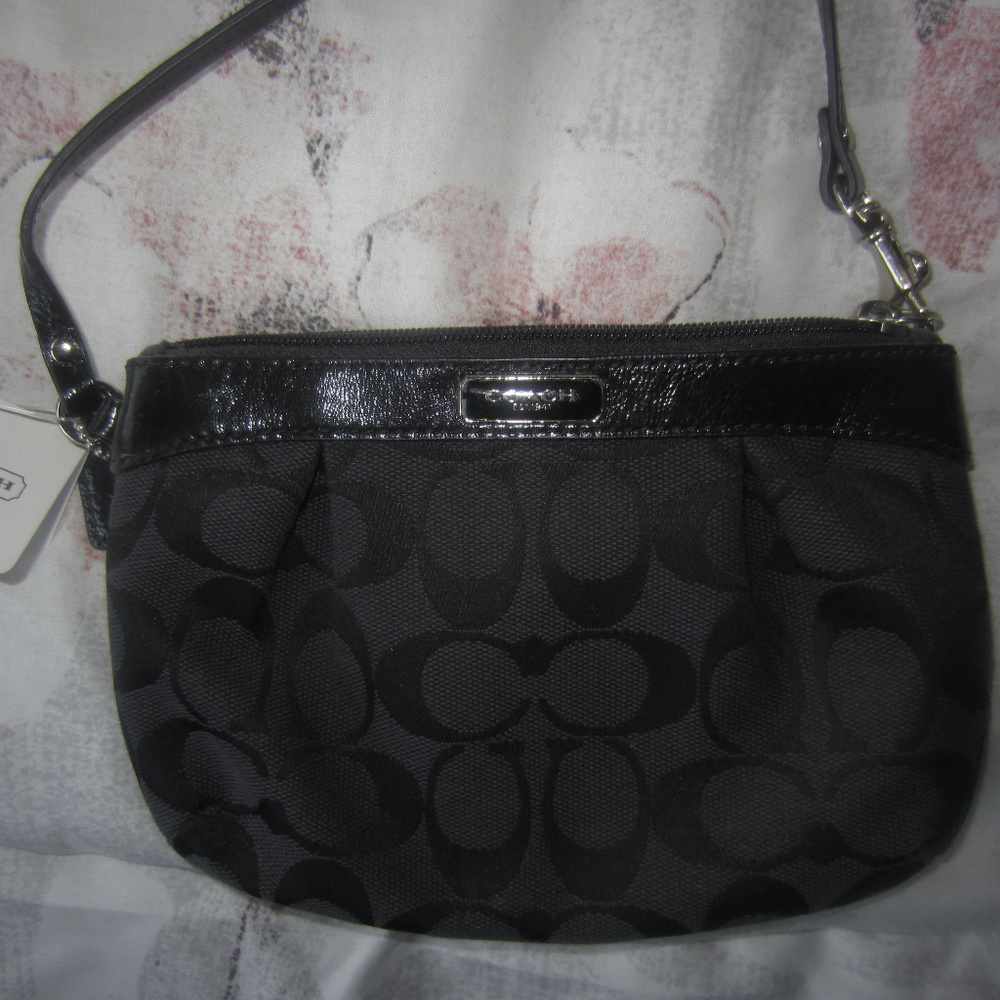 Small Black Coach Wristlet?/Bag